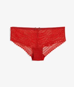 Etam Lace Shorty RED Cheap