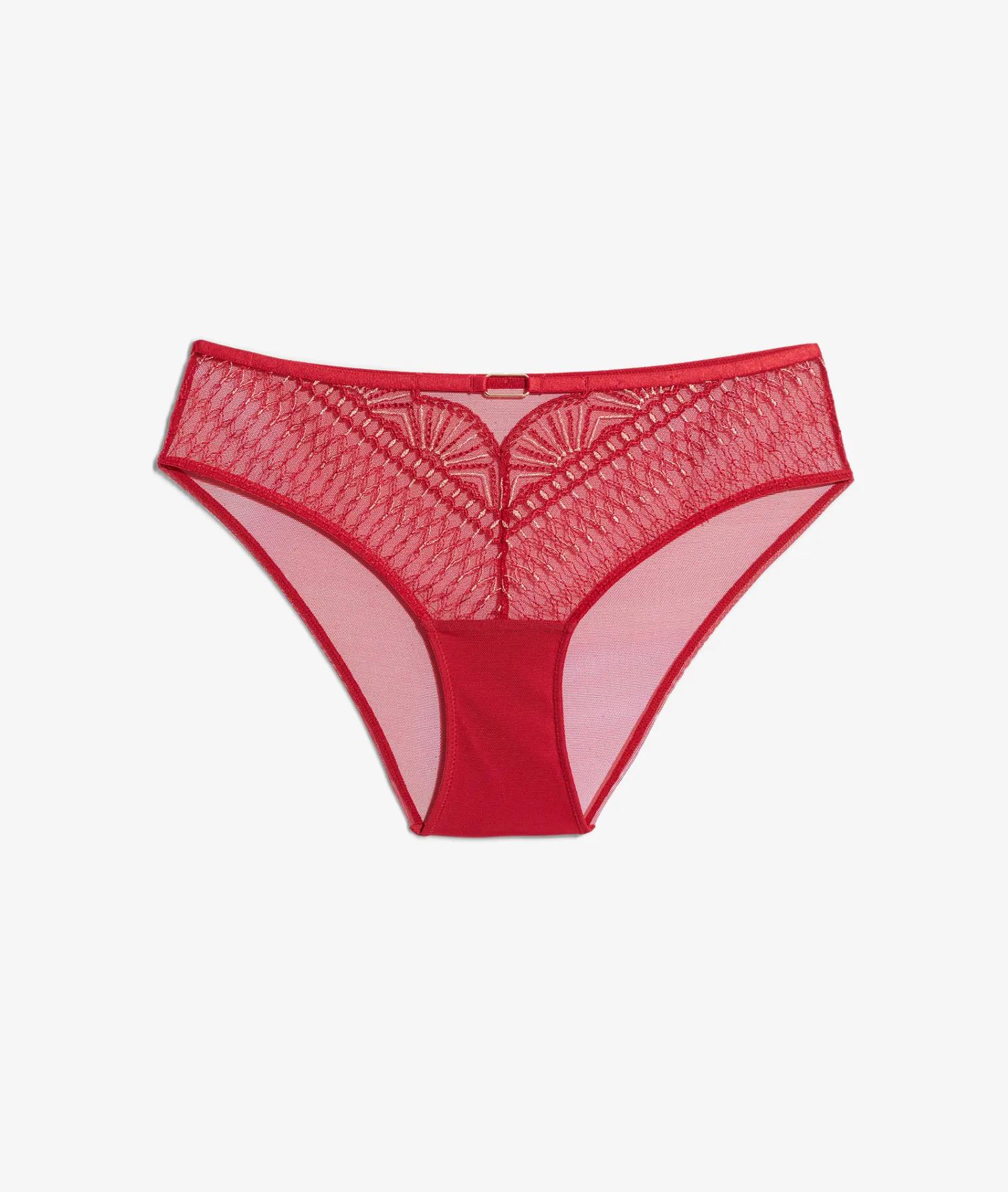 Etam Lace Shorty ROUGE Discount
