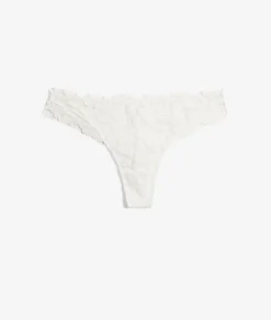 Etam Lace Tanga ECRU Shop