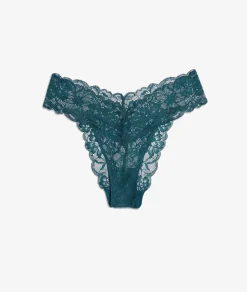Etam Lace Tanga BLUEGREEN Best