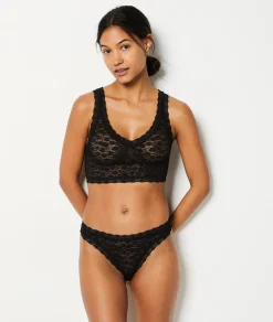 Etam Lace Tanga BLACK Best Sale