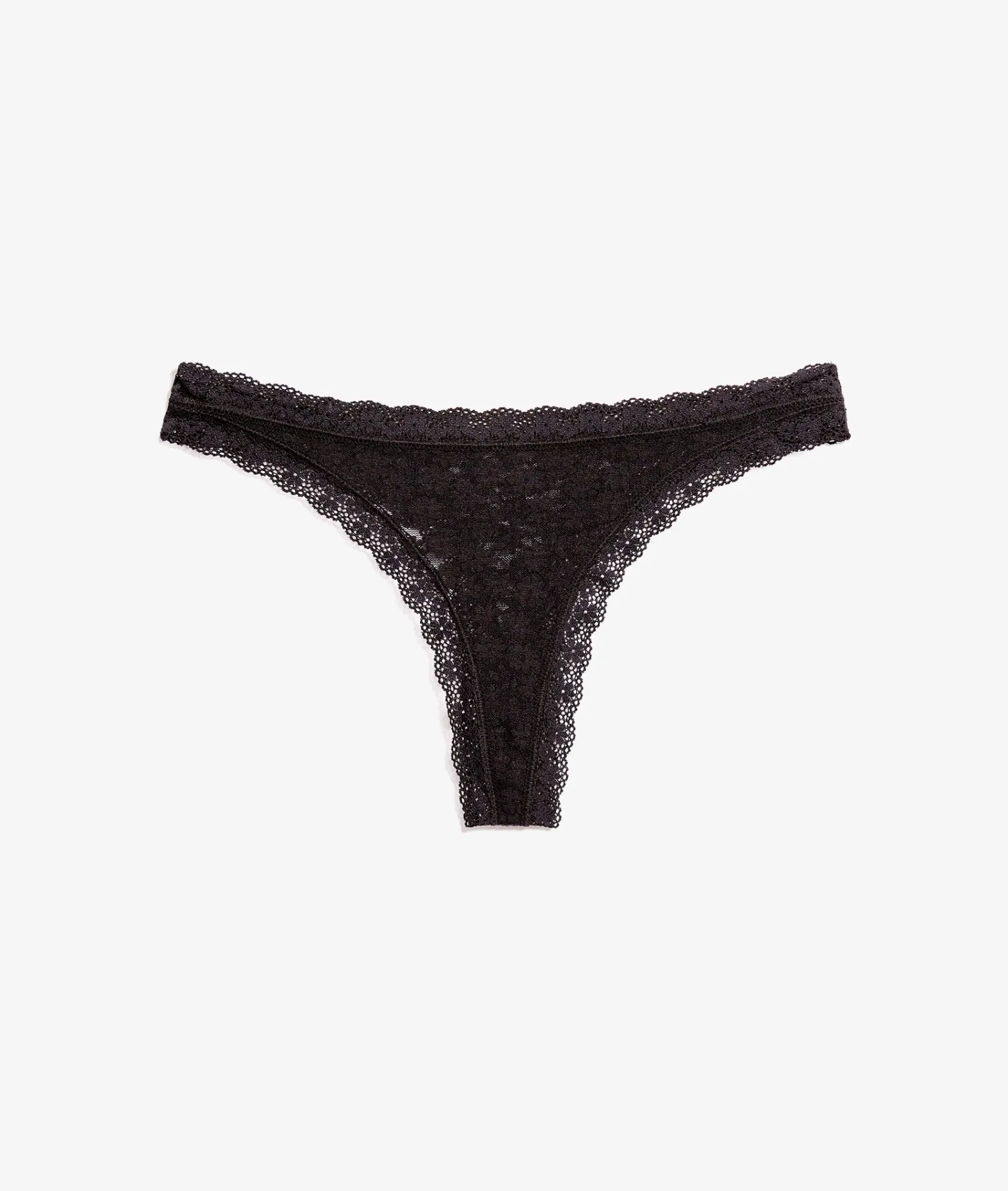 Etam Lace Tanga BLACK Best Sale