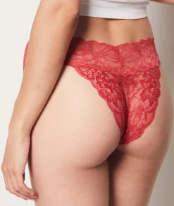 Etam Lace Tanga PEACH Outlet