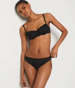 Etam Lace Tanga NOIR Shop