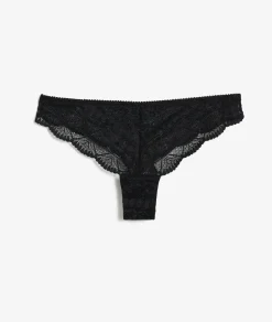 Etam Lace Tanga NOIR Shop