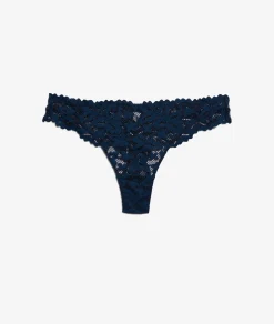 Etam Lace Tanga MARINE Hot