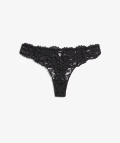 Etam Lace Tanga BLACK Hot