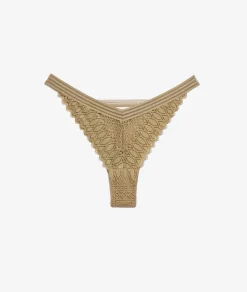 Etam Lace Tanga KHAKI Cheap