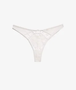 Etam Lace Tanga ECRU New