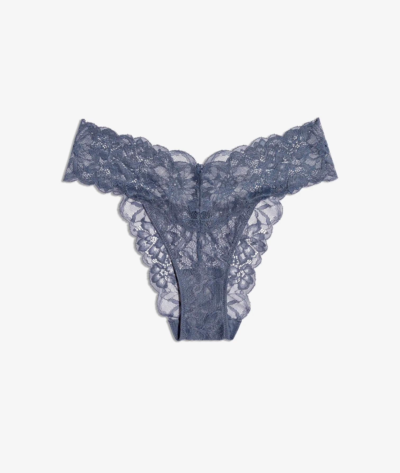 Etam Lace Tanga ANTHRACITE Flash Sale