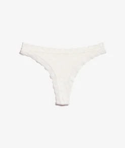 Etam Lace Tanga ECRU Fashion