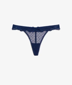 Etam Lace Thong NIGHTBLUE New