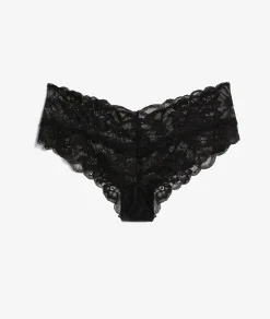 Etam Lace V-Shape Hipster NOIR Outlet