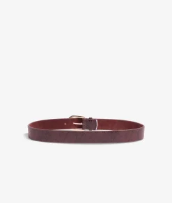 Etam Leather Belt GARNETBORDEAUX Fashion