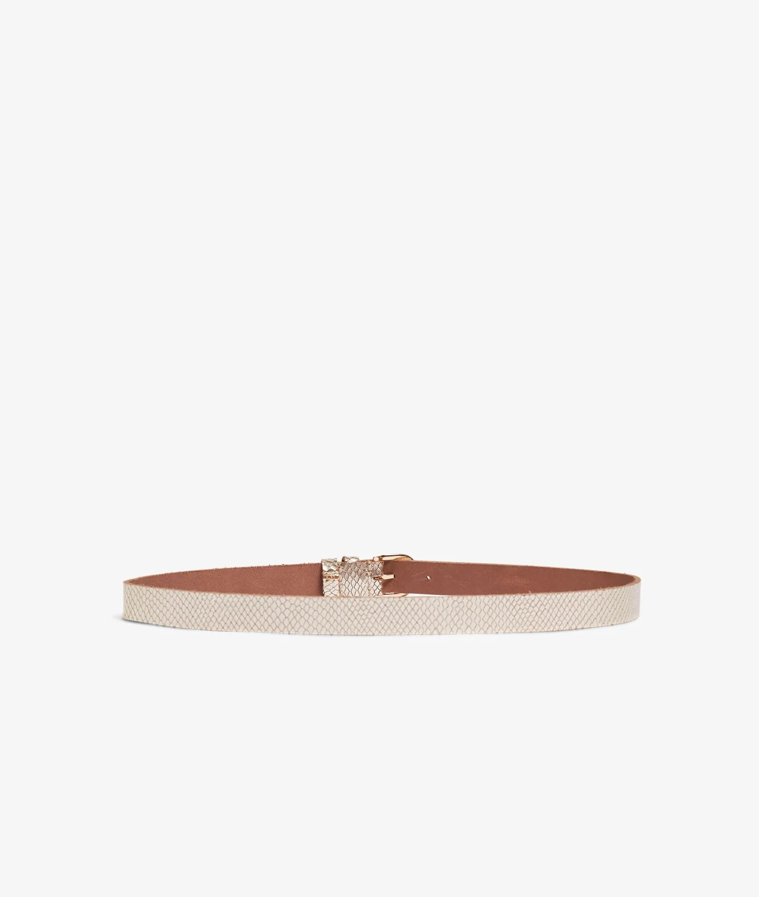 Etam Leather Belt Gold Sale