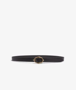 Etam Leather Belt BLACK Discount