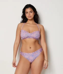Etam Leopard Print Bikini Bottoms MAUVE Store