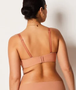 Etam Lightly Lined Bra With Removable Straps, C-Cup BLUSH Online