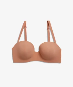 Etam Lightly Lined Bra With Removable Straps, C-Cup BLUSH Online