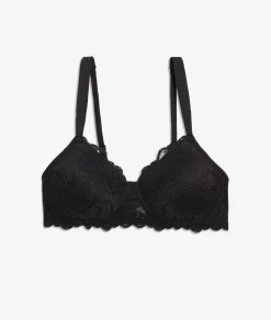Etam Lightly Lined Post-Mastectomy Bra BLACK Best