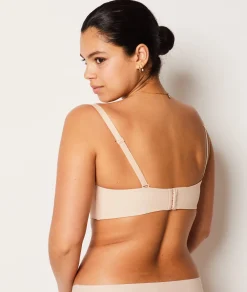 Etam Lightly Lined Strapless Bra LINEN Sale