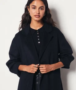 Etam Long Coat BLACK New