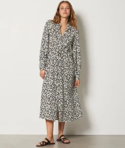 Etam Long Dress with Pattern IMPFDBLACK Store