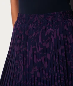 Etam Long Patterned Skirt VIOLETPRINTEDIMP. Flash Sale