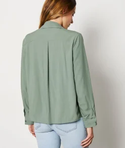 Etam Long-sleeved shirt KHAKI Store