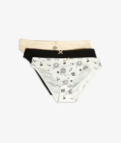 Etam Lot de 3 culottes en coton LIN Online