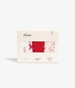 Etam Lot de 3 culottes en coton CARDINAL Sale