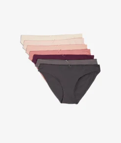 Etam Lot de 7 culottes en coton MULTICOLORE Sale