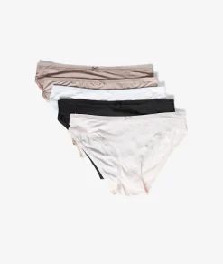 Etam Lot de 5 culottes en microfibre MULTICOLORE Clearance