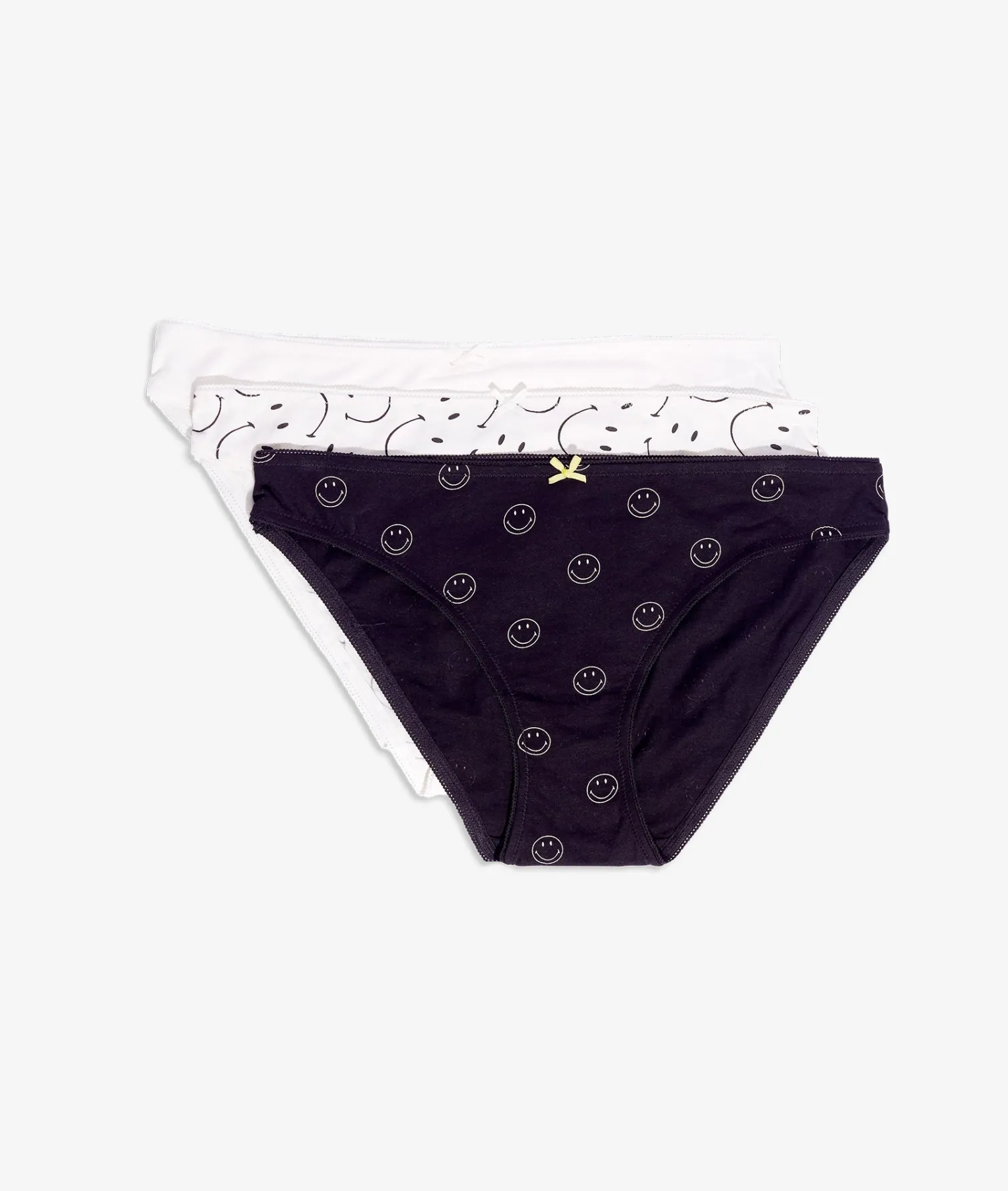 Etam Lot de 3 culottes Smiley®ORIGINALS JAUNESOLEIL New