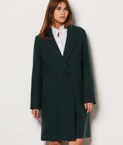 Etam Manteau long boutonné avec laine VERTSAPIN Cheap