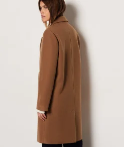 Etam Manteau long boutonné avec laine DUNE Outlet