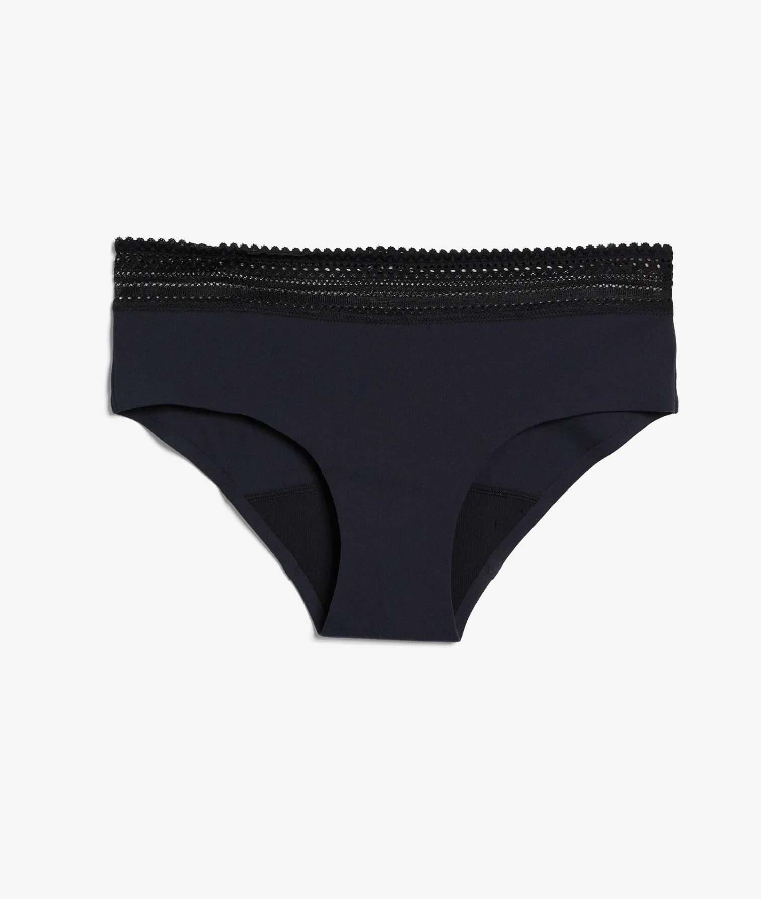 Etam Medium Flow - Organic Cotton Period Boyshort BLACK Best Sale