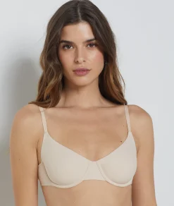 Etam Microfiber Balconette Bra LINEN Cheap