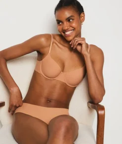 Etam Microfiber Balconette Bra HENNE Clearance