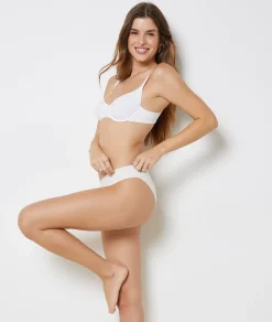 Etam Microfiber Balconette Bra ECRU Flash Sale
