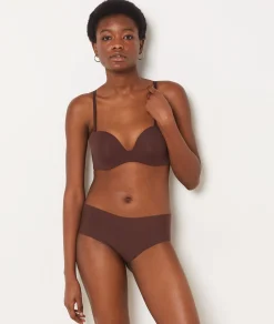 Etam Microfiber Boyshorts CHOCOLAT Flash Sale
