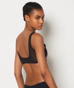Etam Microfiber Bralette BLACK Best