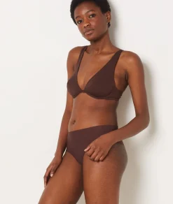 Etam Microfiber Hipster CHOCOLATE Cheap