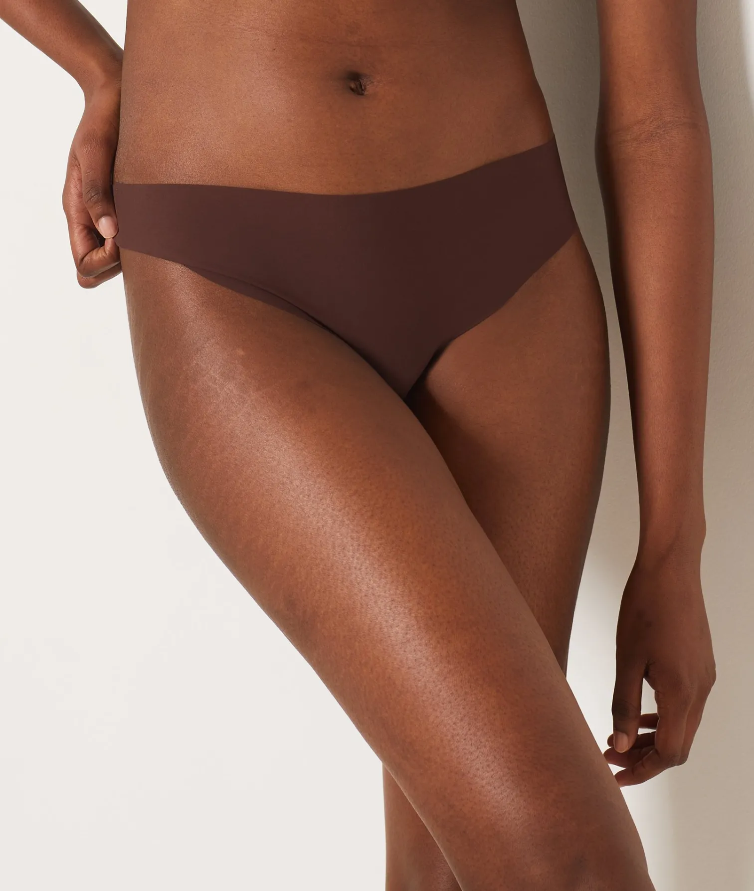 Etam Microfiber Thong CHOCOLATE Clearance