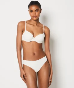Etam Microfiber Thong ECRU Cheap
