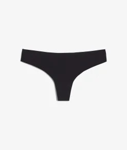 Etam Microfiber Thong BLACK New