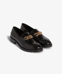 Etam Mocassin en cuir NOIR Fashion