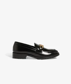 Etam Mocassin en cuir NOIR Fashion
