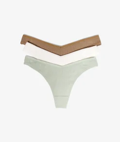 Etam Multipack Tanga KHAKI Flash Sale