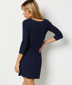 Etam Nightshirt in Richelieu ribbed knit MARINE Shop